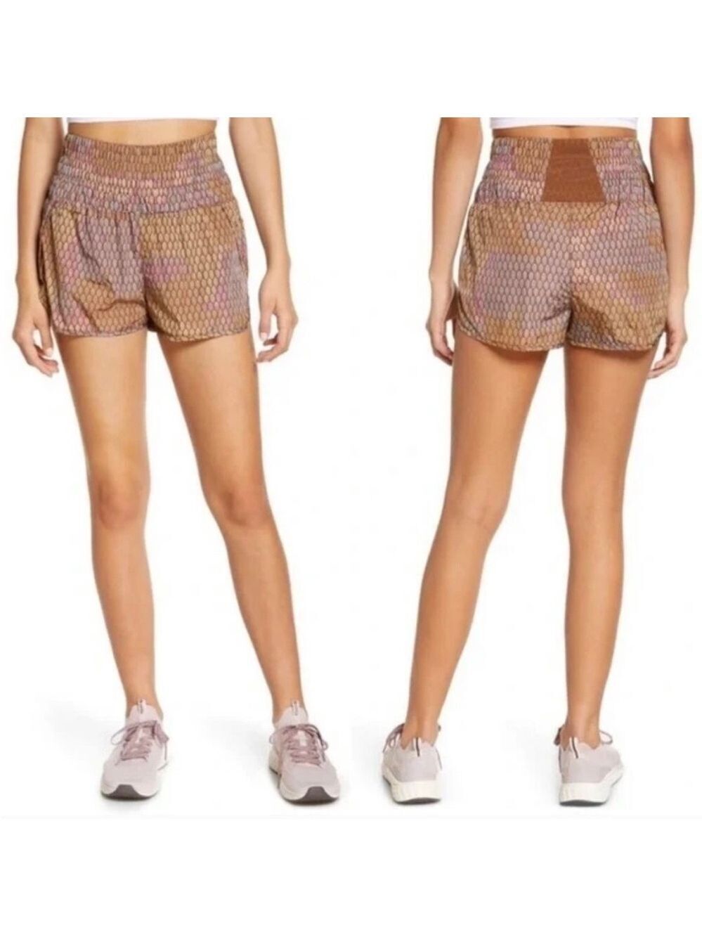 Free People FP Movement The Way Home Short, Banyan Tree Multi, sz S